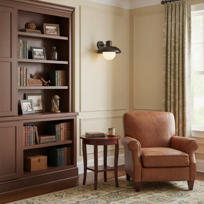 Applique murale Cordax style industriel moderne - Verre opale à lumière douce pour couloir ou chambre HL1938