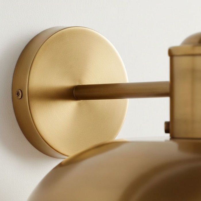 Applique murale Cordax style industriel moderne - Verre opale à lumière douce pour couloir ou chambre HL1938