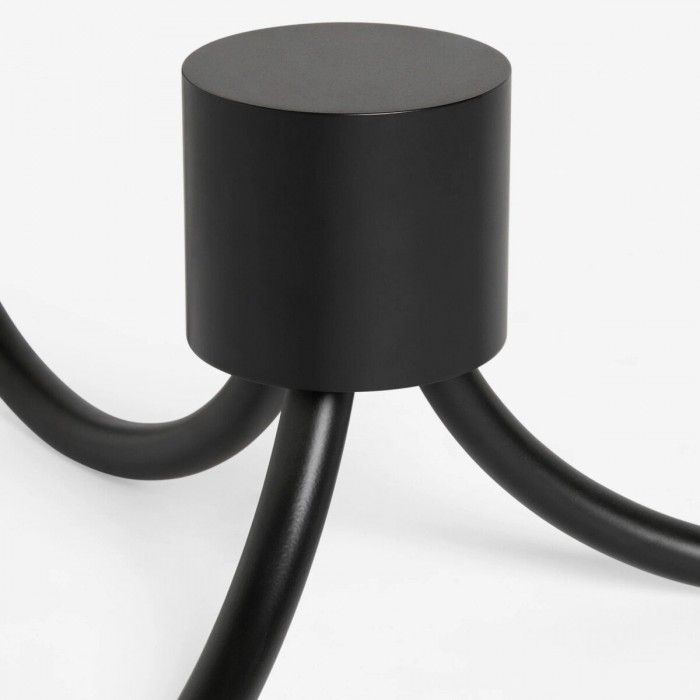 Cordove vloerlamp met drie taps toelopende kappen - Moderne minimalistische metalen stoffen lamp voor de woonkamer HL1860