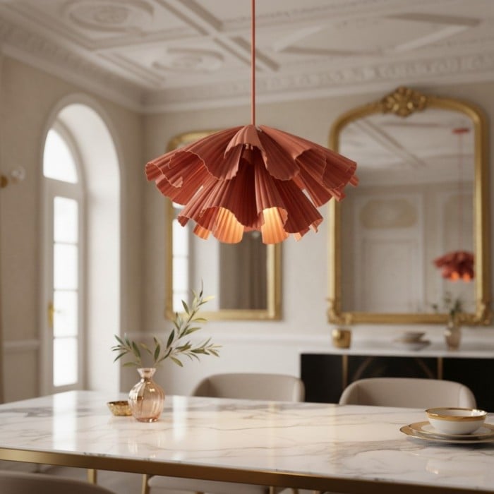Elora kunststof hanglamp - Lichtgewicht modern design voor slaapkamers of woonkamers HL1990
