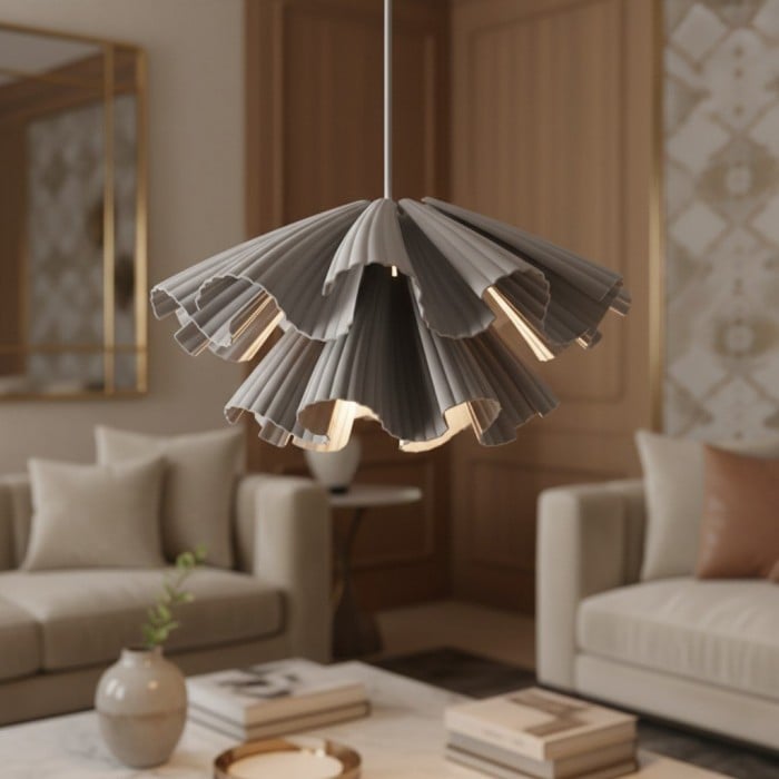 Elora kunststof hanglamp - Lichtgewicht modern design voor slaapkamers of woonkamers HL1990