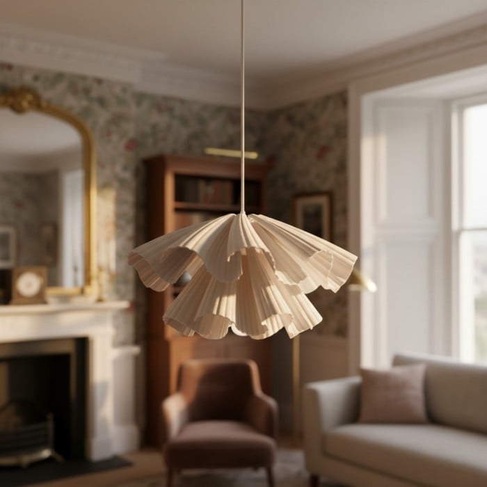 Elora kunststof hanglamp - Lichtgewicht modern design voor slaapkamers of woonkamers HL1990