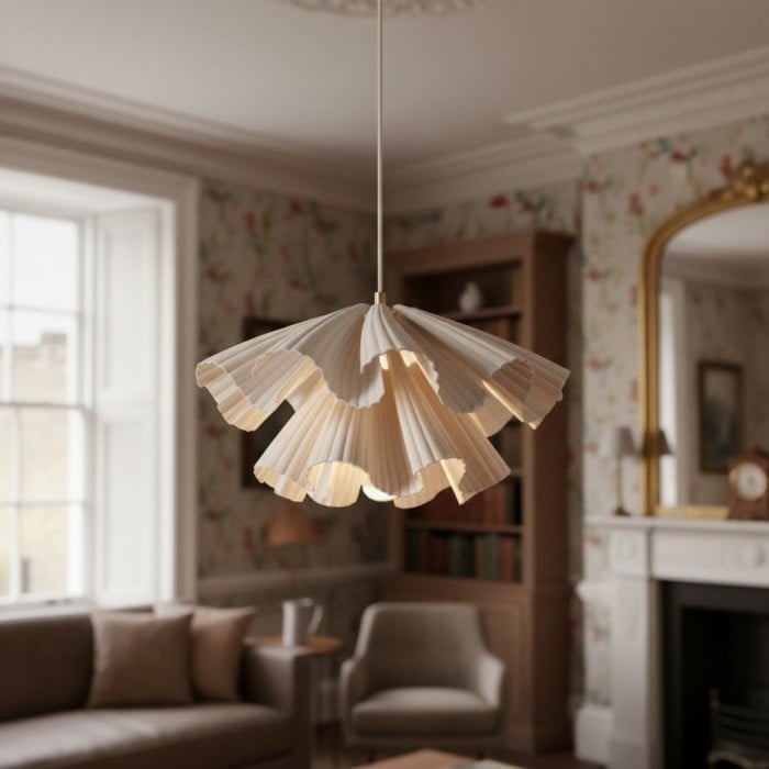 Elora kunststof hanglamp - Lichtgewicht modern design voor slaapkamers of woonkamers HL1990