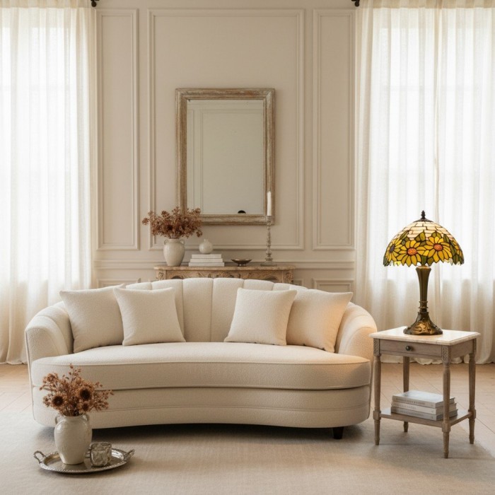 Handcrafted TF Sorenia Shade Lamp - Classic Tiffany Style Lighting for Home & Hospitality HL2084