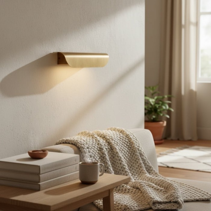 Hidra Modern Metal Wall Sconce - Minimalist Down-Light Sconce for Modern Homes HL1923