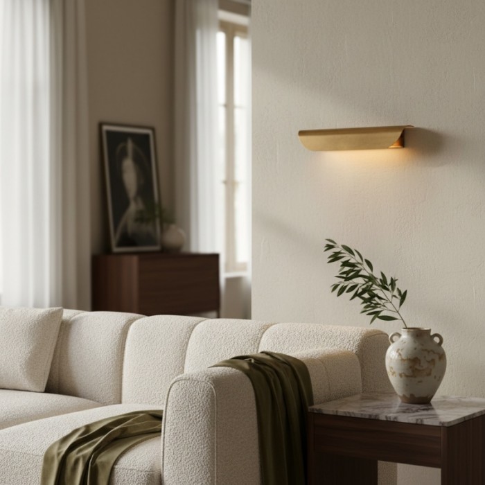 Hidra Modern Metal Wall Sconce - Minimalist Down-Light Sconce for Modern Homes HL1923