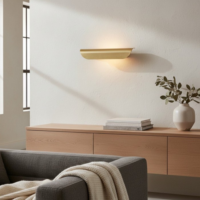 Hidra Modern Metal Wall Sconce - Minimalist Down-Light Sconce for Modern Homes HL1923