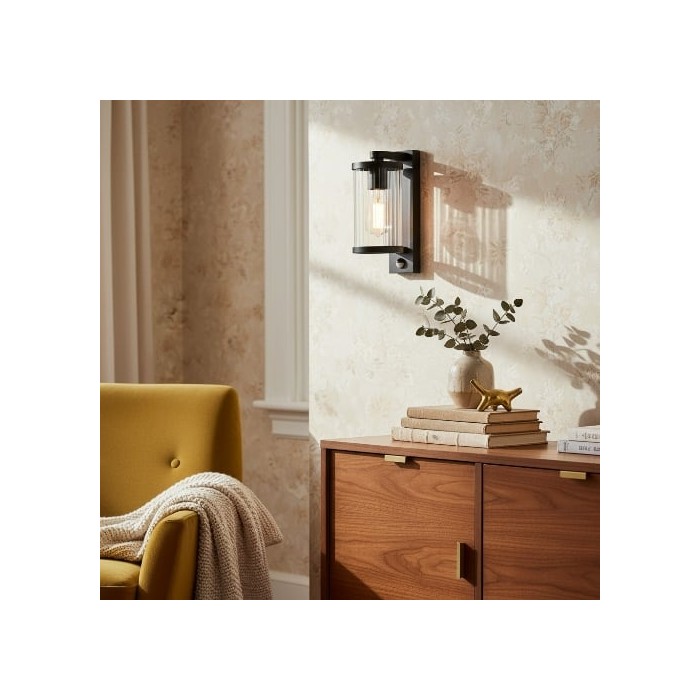 Karbonis Moderne Buitenwandlamp - Bewegingssensor Beveiligingslamp voor Veranda en Tuin HL2205