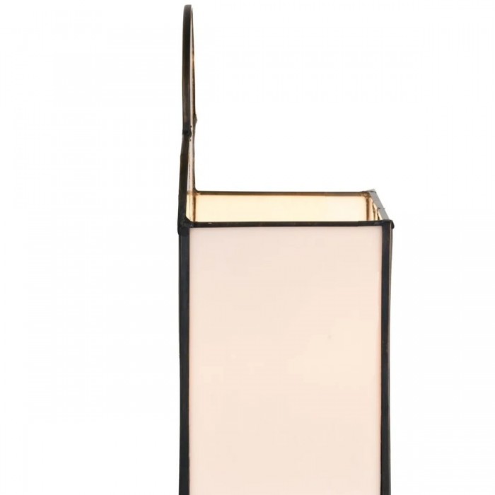 Kelsar Stained Glass Art Deco Table Lamp - Elegant Indoor Accent Light for Living Room or Entryway HL2028