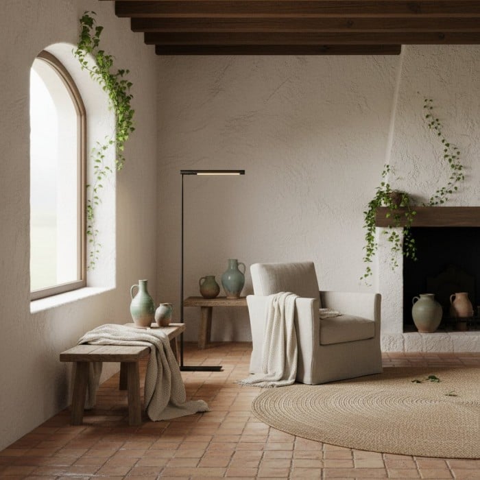 Lampe de bureau sur pied en métal Zorv HL2275 pour postes de travail à domicile