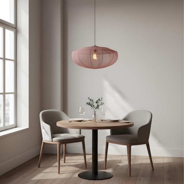 Lumifil Modern Mesh Pendant Light - Hanging Fabric Lghts are Suitable for Dining Rooms or Kitchen Islands HL1983