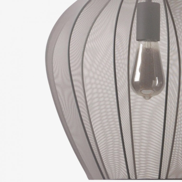 Lumifil Modern Mesh Pendant Light - Hanging Fabric Lghts are Suitable for Dining Rooms or Kitchen Islands HL1983