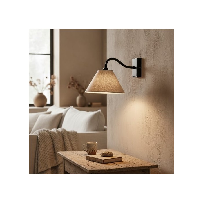 Lumweve Wall Light - Pleated Look Shade Refined Sconce for Corridor and Study HL2111