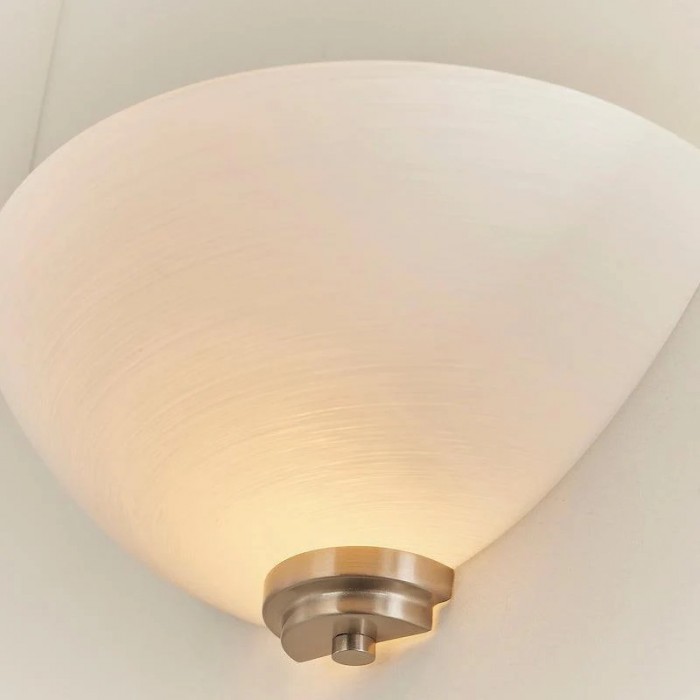 Lunetal Uplighter Retro Art Deco Profile Sconce - Decorative Wall Lamp for Entry or Study HL2036