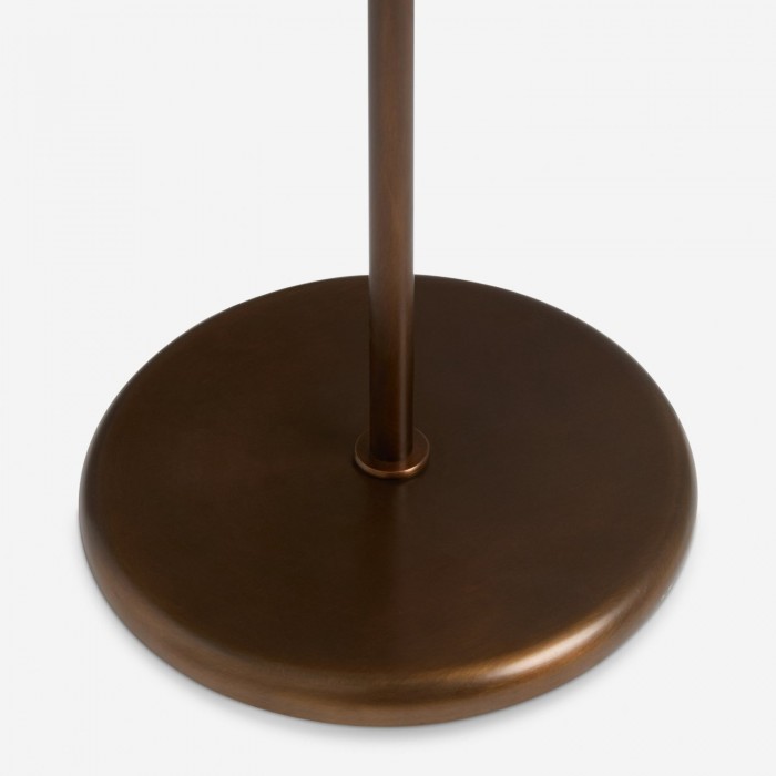 Lustrona metalen staande vloerlamp - moderne accentlamp met halfronde kap voor een stijlvolle inrichting van uw huis HL1855