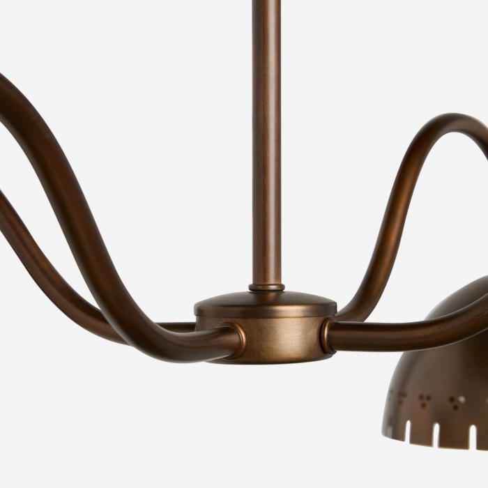 Lustrona Modern Chandelier - Artistic Metal Structure Statement Light for Living or Dining Areas HL1852