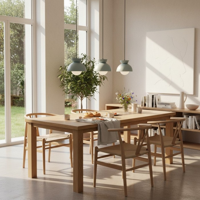 Aurelia Modern Dome Pendant Light - Sculptural Nordic Design HL1950