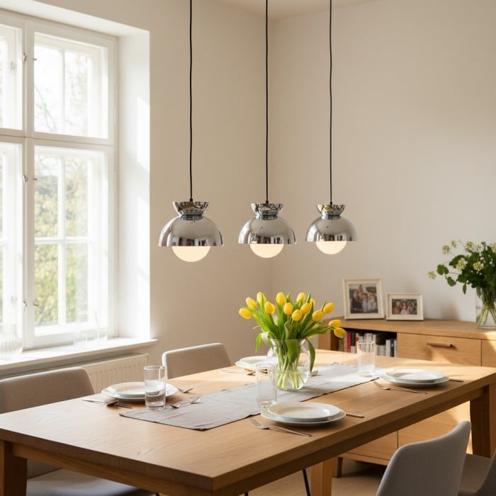 Aurelia Modern Dome Pendant Light - Sculptural Nordic Design HL1950