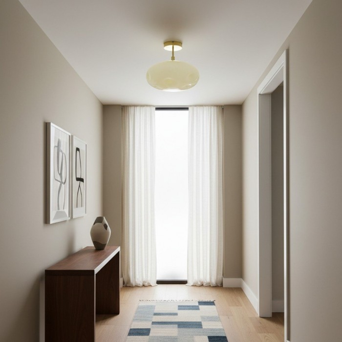 Orra Ceiling Lamp - Sculptural Globe Design Modern Minimalist Versatile for Living Room HL1982