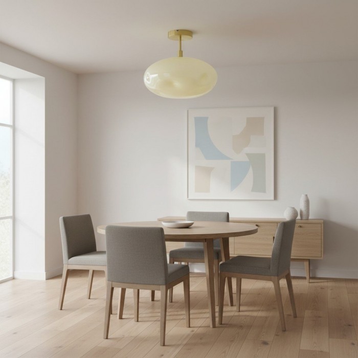 Orra Ceiling Lamp - Sculptural Globe Design Modern Minimalist Versatile for Living Room HL1982