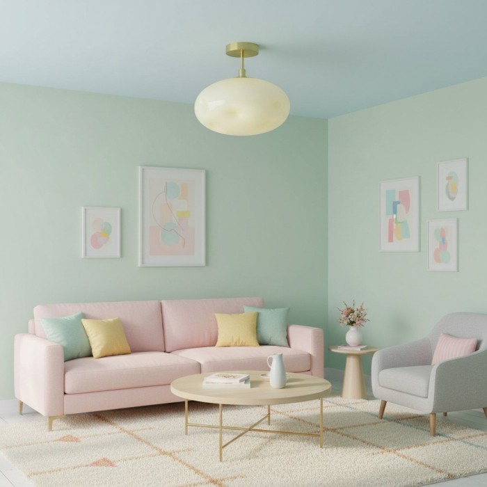 Orra Ceiling Lamp - Sculptural Globe Design Modern Minimalist Versatile for Living Room HL1982