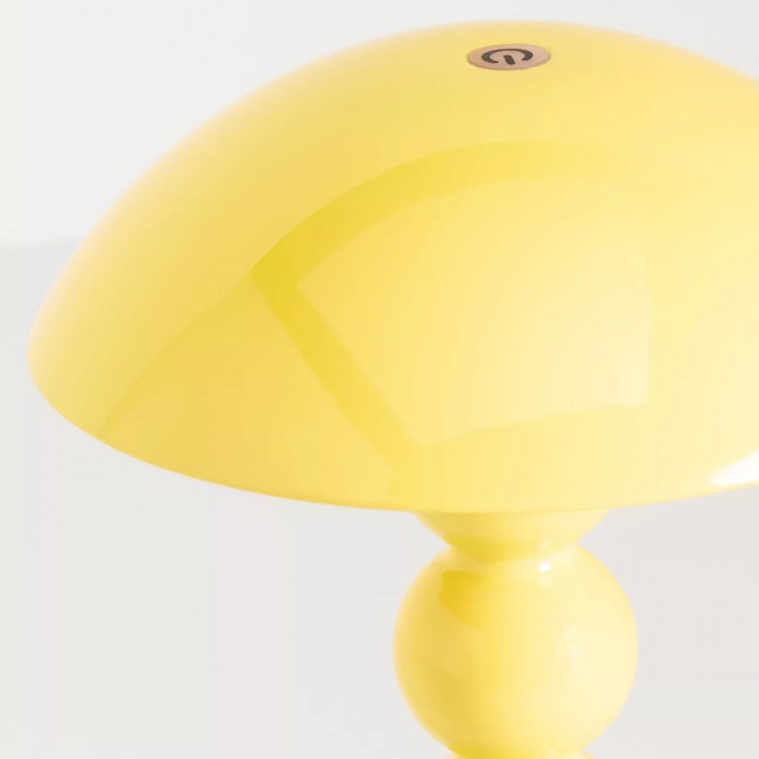 Modo LED Table Lamp - Orb-Stacked Base Mushroom Shade Perfect for Living Room or Bedroom HL1901