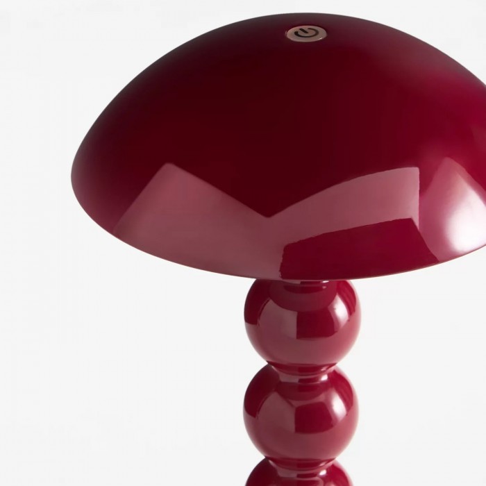 Modo LED Table Lamp - Orb-Stacked Base Mushroom Shade Perfect for Living Room or Bedroom HL1901