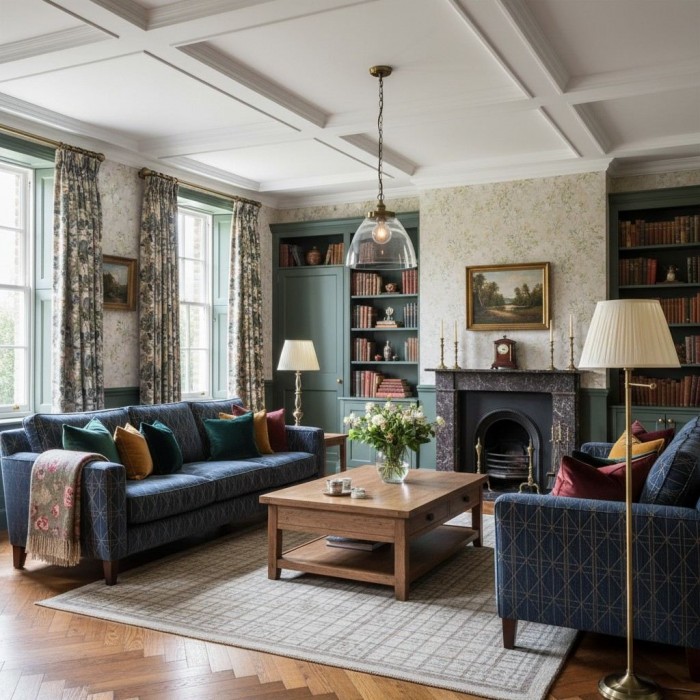 Novera Art Deco Dome Adjustable Height Glass Shade Pendant Light - Living Room HL2207