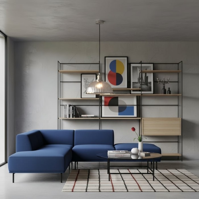 Novera hanglamp met geribbeld glas, stijlvol en modern, voor slaapkamer en eetkamer HL2171