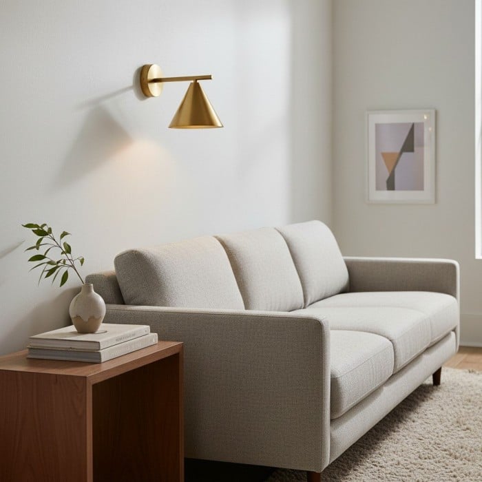 Oricone Moderne Wandlamp met Verstelbare Arm - Minimalistisch Metalen Design voor Huisinterieurs HL2148