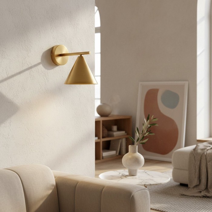 Oricone Moderne Wandlamp met Verstelbare Arm - Minimalistisch Metalen Design voor Huisinterieurs HL2148