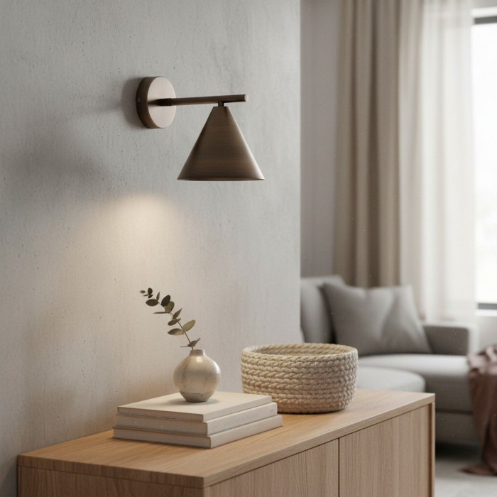 Oricone Moderne Wandlamp met Verstelbare Arm - Minimalistisch Metalen Design voor Huisinterieurs HL2148