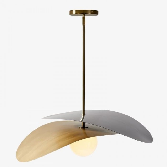 Tynora Pendant Light - Modern with Metallic Finishes and Glass HL2267