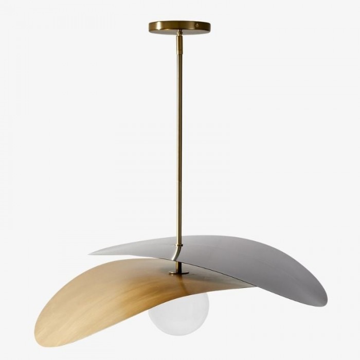 Tynora hanglamp - Modern met metallic afwerking en glas HL2267