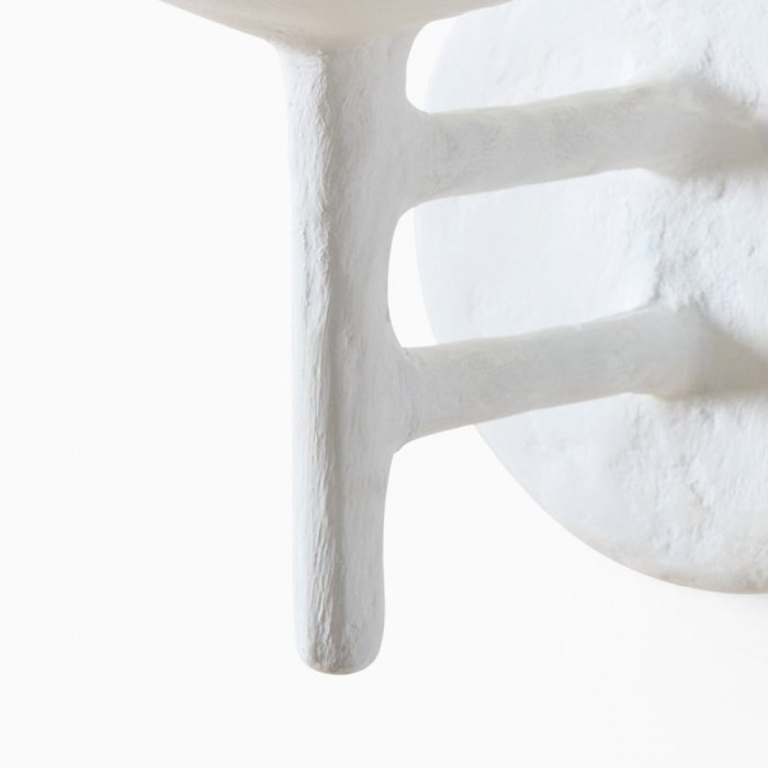 Plara Decorative Wall Lamp - Plaster‑Covered Metal Wall Light Clean Modern Style for Bathroom Vanity & Accent Walls HL1927