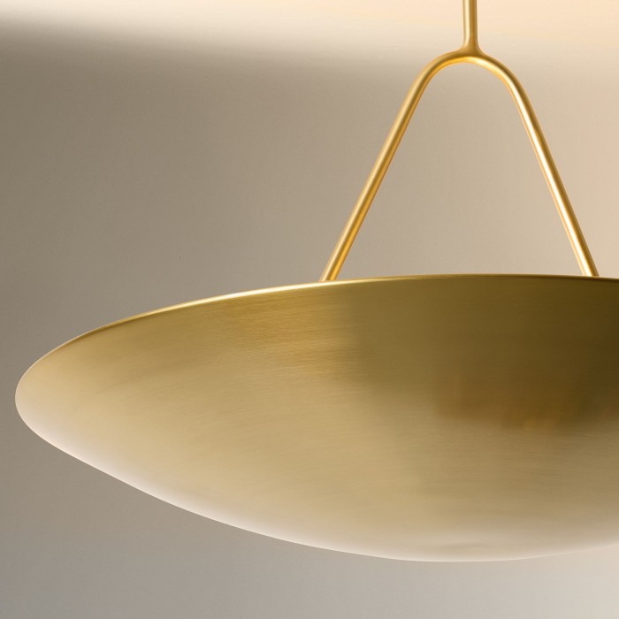 Plara Minimalist dome style hanging light with refined lines for home or commercial use HL1925