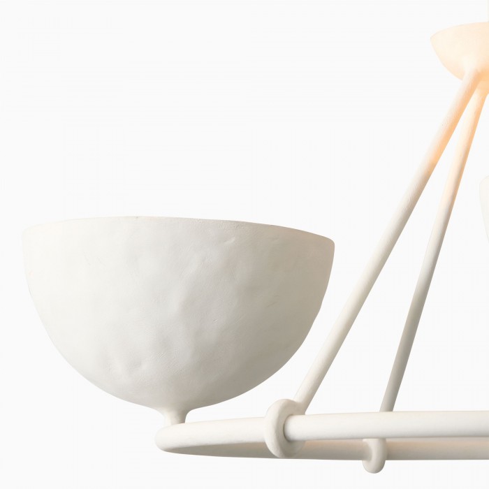 Plara Multi‑Light Chandelier - Modern Polyresin and Plaster for Dining & Foyer HL1928