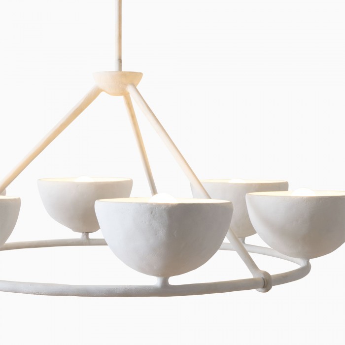 Plara Multi‑Light Chandelier - Modern Polyresin and Plaster for Dining & Foyer HL1928