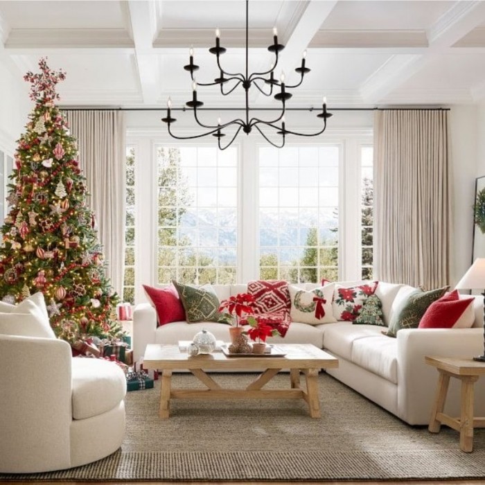 Reticula Modern Round Chandelier - Iron Frame with Open Circular Design for Dining or Entry HL1936