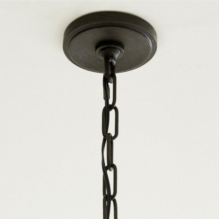 Reticula Modern Round Chandelier - Iron Frame with Open Circular Design for Dining or Entry HL1936