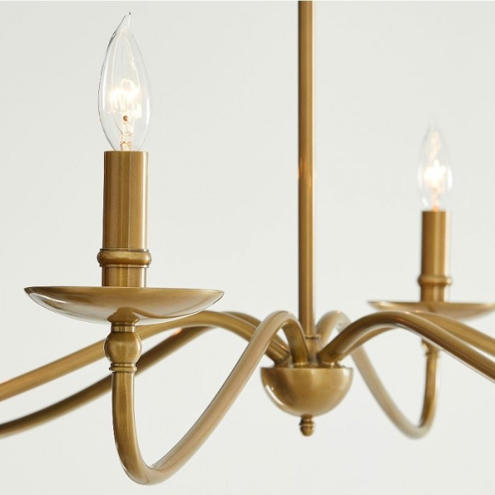 Reticula Modern Round Chandelier - Iron Frame with Open Circular Design for Dining or Entry HL1936