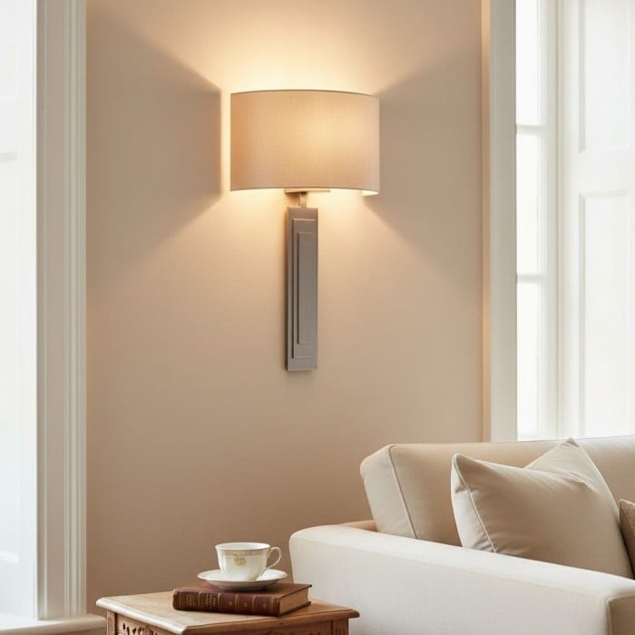 Linexis Vintage-Inspired Wall Sconce with Sculpted Arm Design - Modern Art Deco Style for Hallways & Bedrooms HL2162