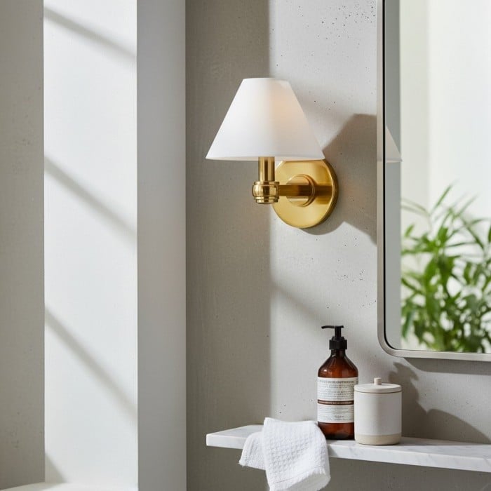 Roven Metal Wall Sconce - Sleek Metal Single or Triple Sconce for Vanity or Bathroom HL1968