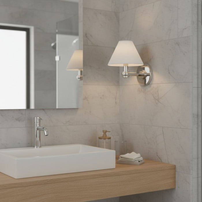 Roven Metal Wall Sconce - Sleek Metal Single or Triple Sconce for Vanity or Bathroom HL1968