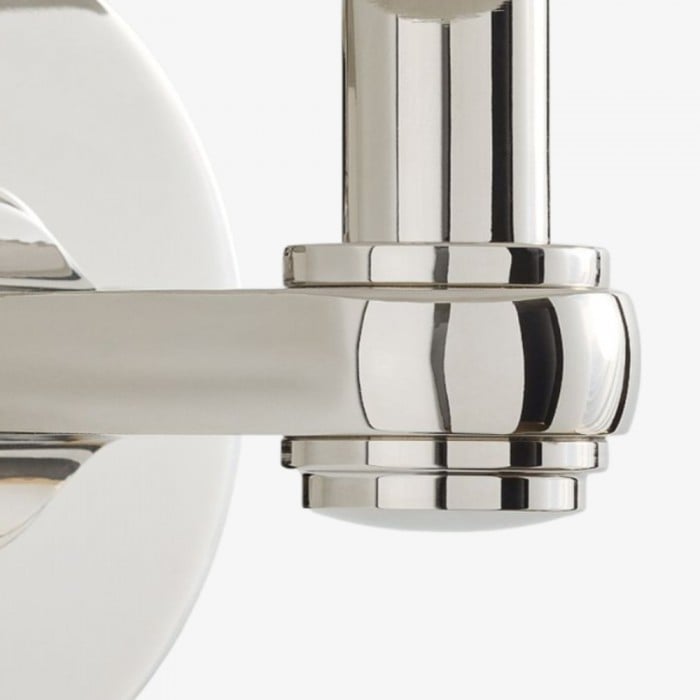 Roven Metal Wall Sconce - Sleek Metal Single or Triple Sconce for Vanity or Bathroom HL1968