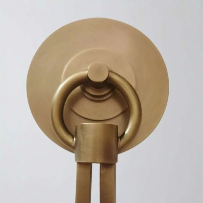 Roven Modern Double Wall Sconce with Curved Arms and Fabric Shades - Classic Accent Lighting for Bedroom HL1931