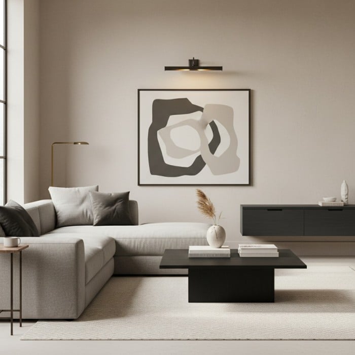 Serena Slim Hood Sconce - Transitional Style Art Lighting For Living Room HL1946