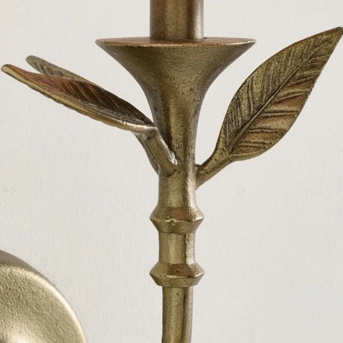 Roven Vintage Forged Iron Sconce - Botanical Wall Light to Elevate Your Home Decor HL2276