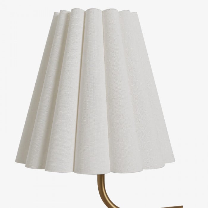 Ruffmeto Ruffled Shade Metal Frame Chandelier for Dining, Entry and Living Room HL1869