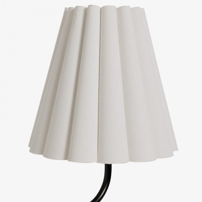 Ruffmeto Ruffled Shade Metal Frame Chandelier for Dining, Entry and Living Room HL1869